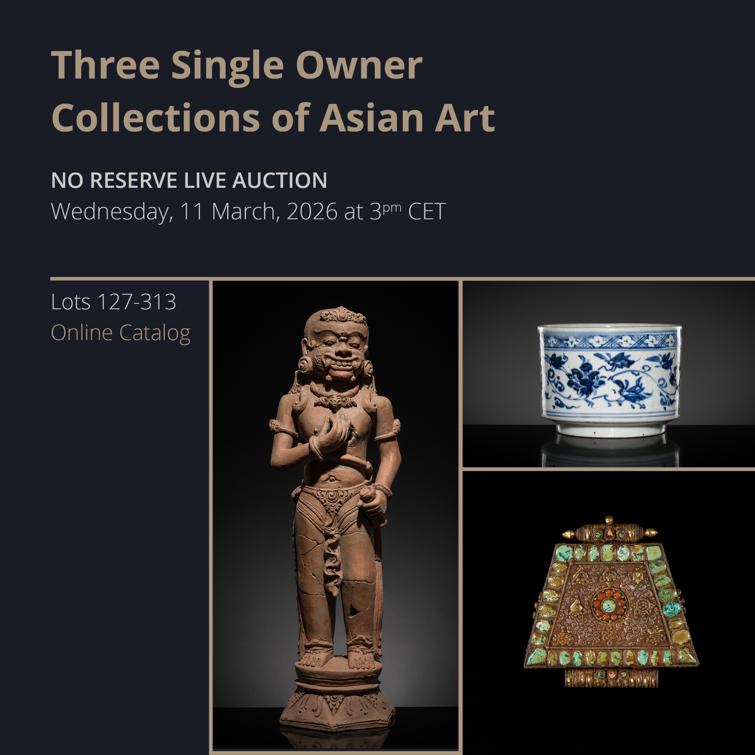 Three Single Owner Collections of Asian Art
